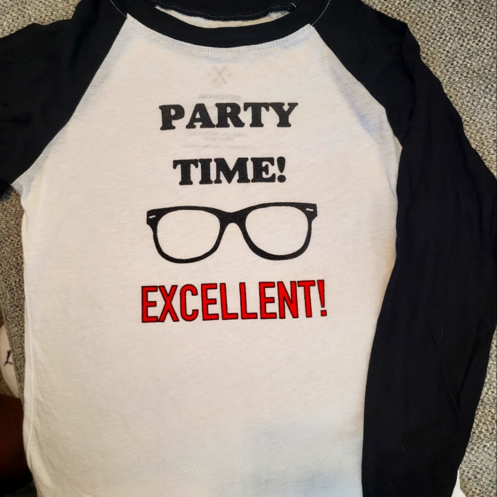 New Child's baseball t-shirt|Party Time! Excellent!